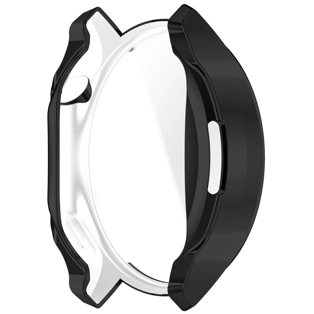 For Oppo Watch X / OnePlus Watch 2 Case Full Coverage Electroplating TPU Watch Cover - Black - 3