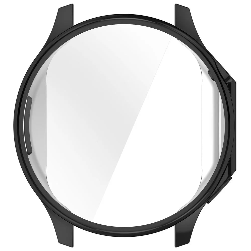 For Oppo Watch X / OnePlus Watch 2 Case Full Coverage Electroplating TPU Watch Cover - Black - 4
