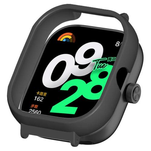 For Xiaomi Redmi Watch 4 PC Watch Case Cover Smartwatch Protective Case - Black - 1
