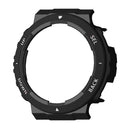 For Huami Amazfit Active Edge A2212 PC Frame Half Cover Smart Watch Bumper Case - Black / White - 3