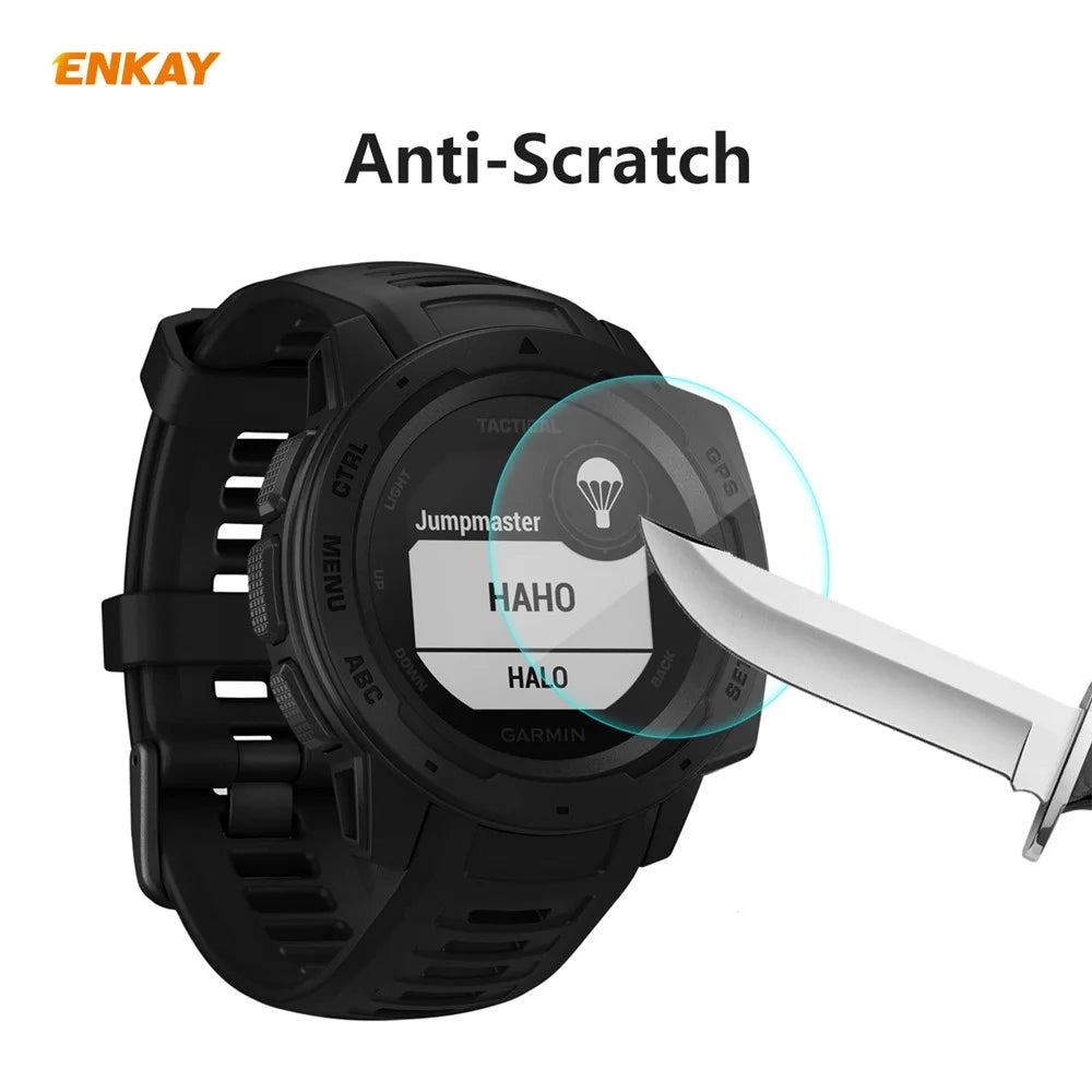 HAT PRINCE 0.2mm Tempered Glass Screen Film 9H 2.15D for Garmin Instinct / Instinct Tactical / Instinct Tide - 5
