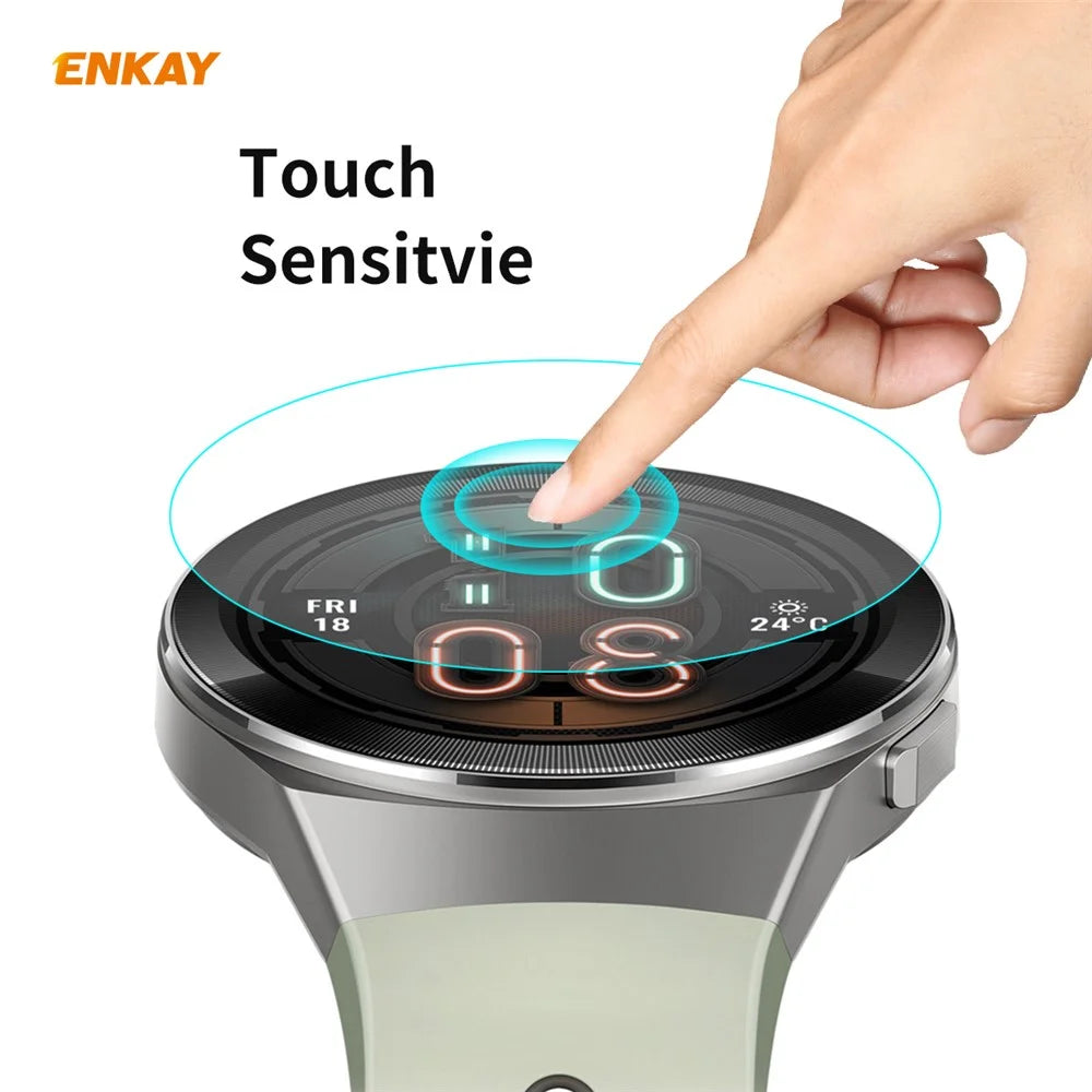 HAT PRINCE 0.2mm 9H 2.15D Tempered Glass Screen Film for Huawei Watch GT 2e 46mm Vitality Edition - 3