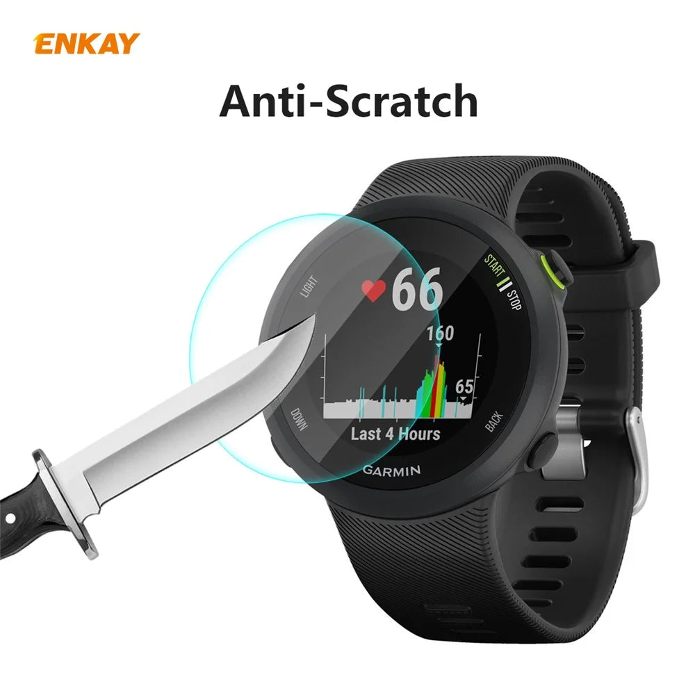 HAT PRINCE 0.2mm 9H 2.15D Tempered Glass Screen Protector for Garmin Forerunner 45 / 45S - 5