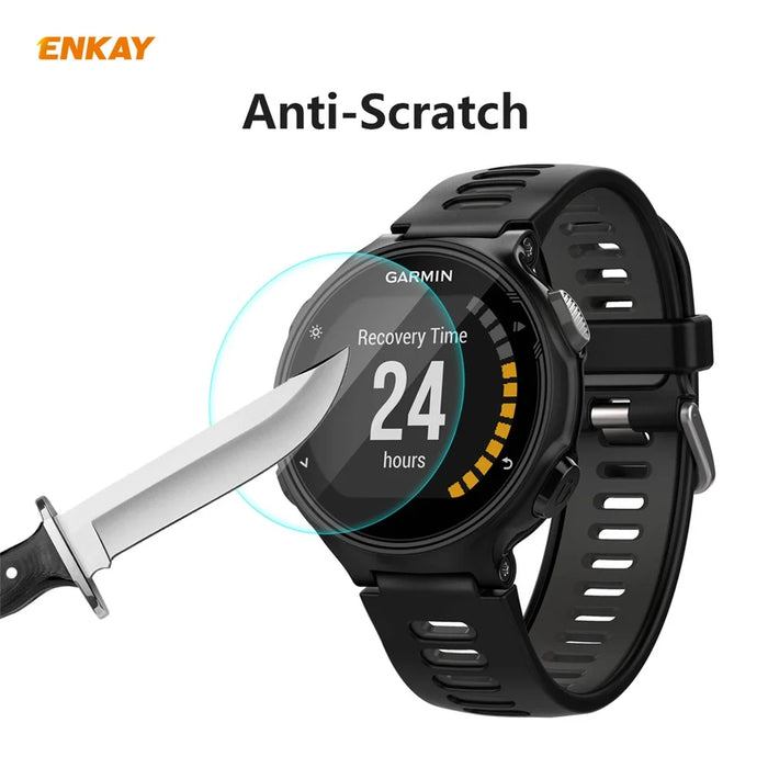 HAT PRINCE 2Pcs/Pack 0.2mm 9H 2.15D Tempered Glass Screen Films for Garmin Forerunner 735 / 735XT - 5