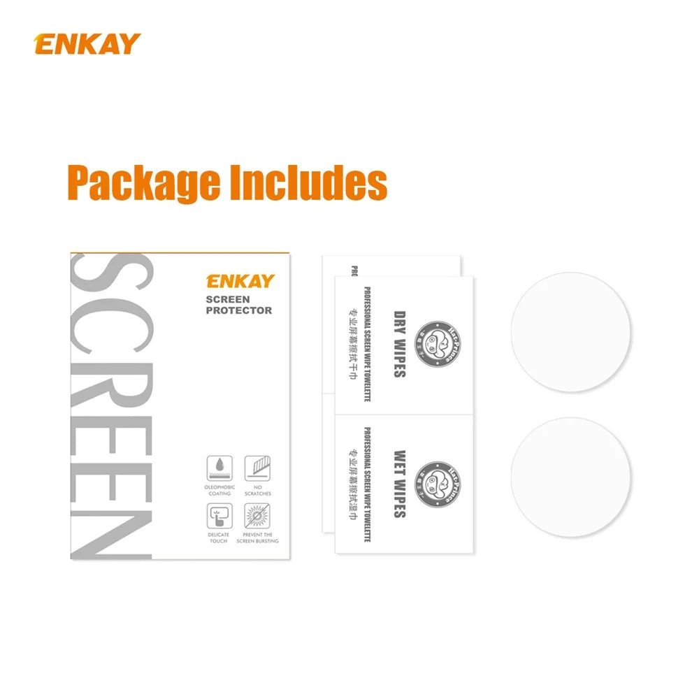 HAT PRINCE 2Pcs/Pack 0.2mm 9H 2.15D Tempered Glass Screen Films for Huawei Watch GT 2e 46mm Vitality Edition - 7