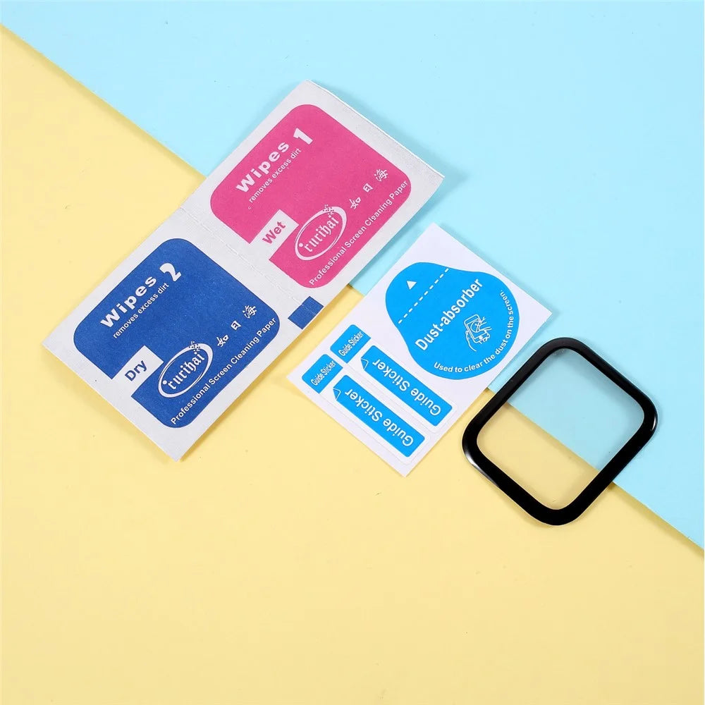 RURIHAI PMMA Material 3D Arc Edges Full Glue Screen Film for Apple Watch SE 44MM - 4