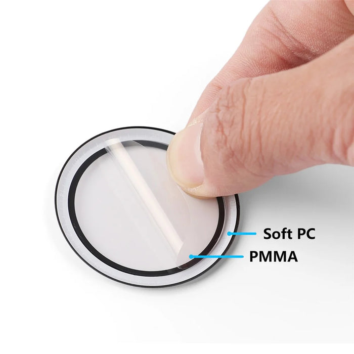 ENKAY Curved Edge PC + PMMA Screen Protector for Huawei Watch GT 2e 46mm Complete Covering - With Scale - 5
