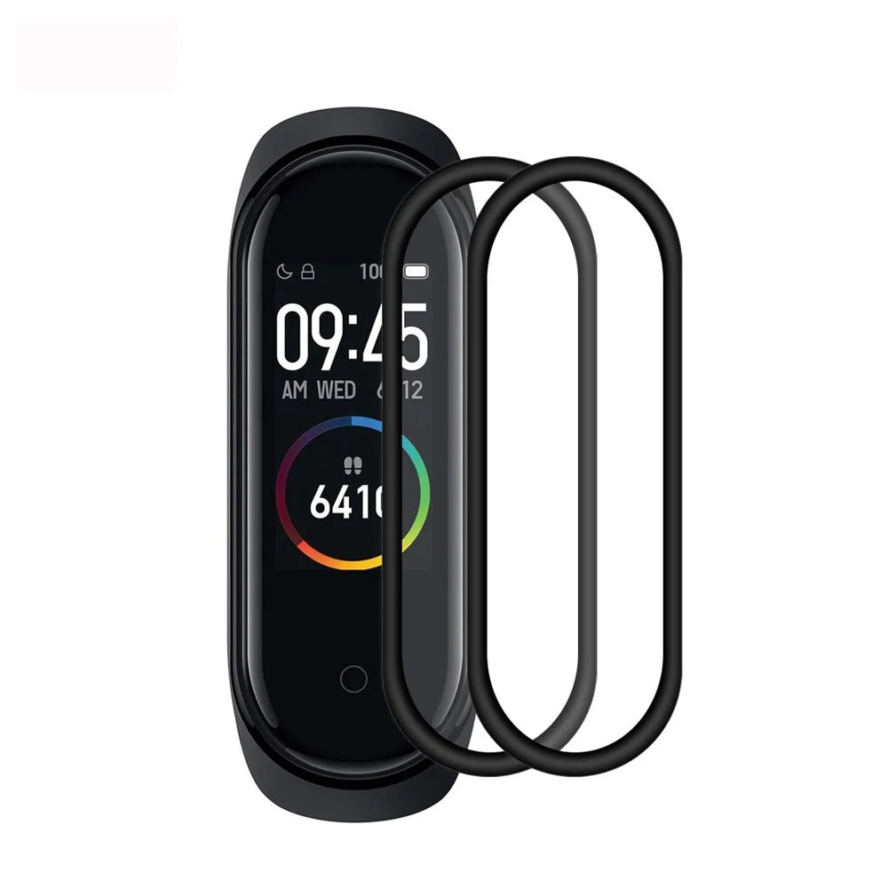 2Pcs/Set ENKAY HAT PRINCE 3D PC Edge + PMMA Full Size Screen Protection Film for Xiaomi Mi Band 4 - 1