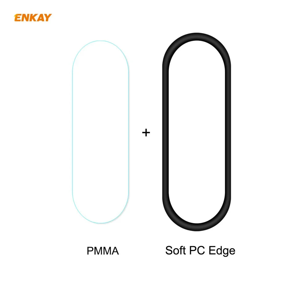 2Pcs/Set ENKAY HAT PRINCE 3D PC Edge + PMMA Full Size Screen Protection Film for Xiaomi Mi Band 4 - 3