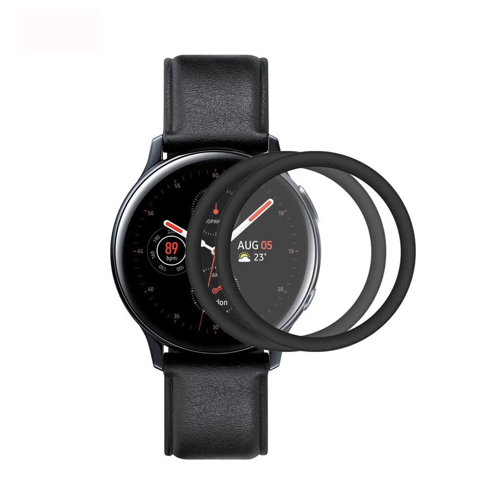 2Pcs/Set ENKAY HAT PRINCE 3D PC Edge + PMMA Full Coverage Screen Protector for Samsung Galaxy Watch Active2 44mm - 1