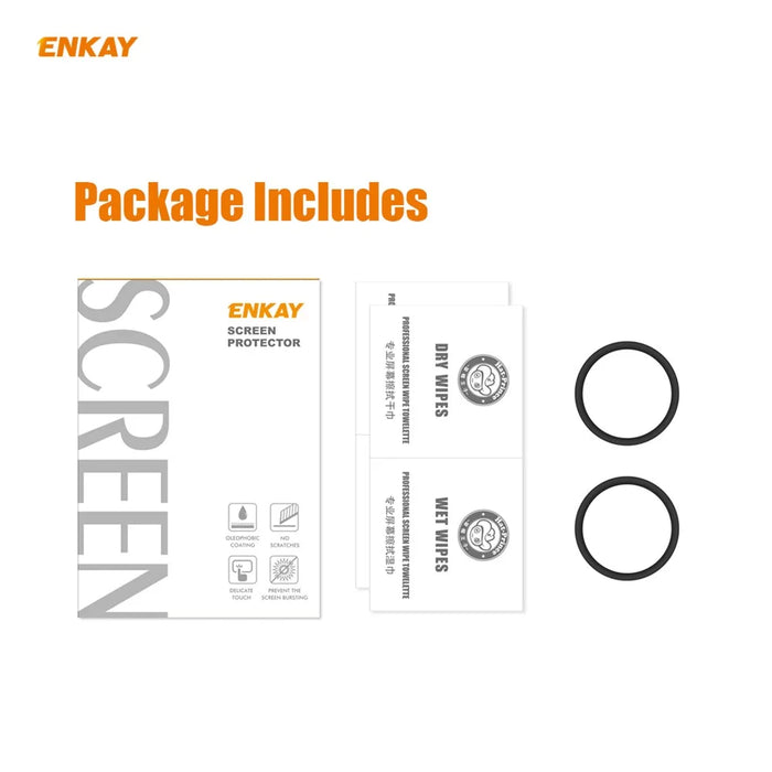 2Pcs/Set ENKAY HAT PRINCE 3D PC Edge + PMMA Full Coverage Screen Protector for Samsung Galaxy Watch Active2 44mm - 6