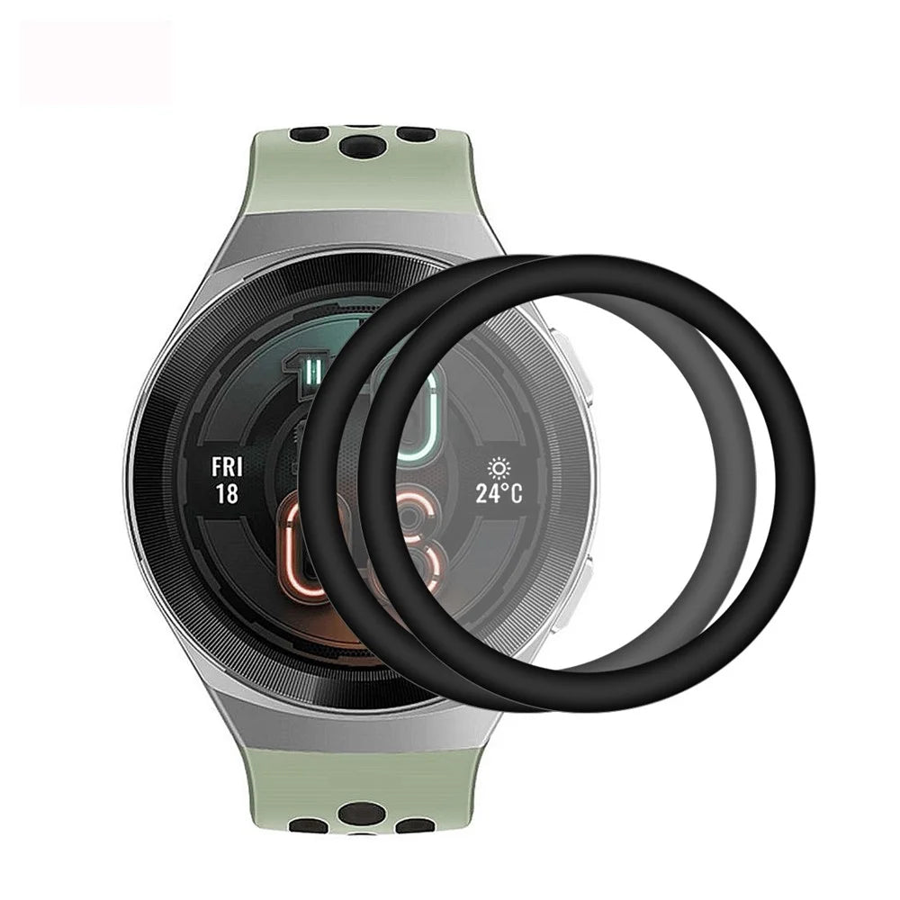 2Pcs/Set ENKAY HAT PRINCE 3D PC Edge + PMMA Full Screen Protector for Huawei Watch GT 2e 46mm - Without Scale - 1