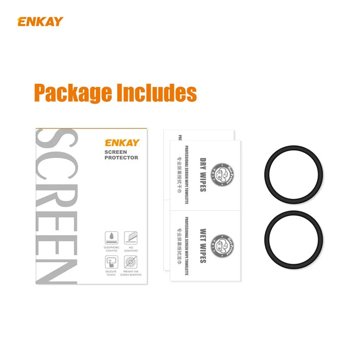 2Pcs/Set ENKAY HAT PRINCE 3D PC Edge + PMMA Full Screen Protector for Huawei Watch GT 2e 46mm - Without Scale - 6