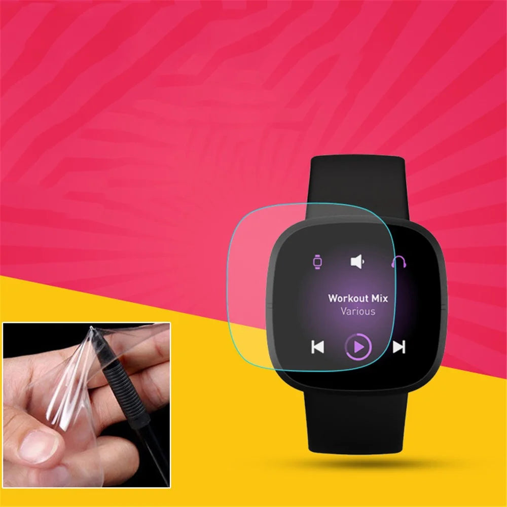 Soft TPU Film for Fitbit Versa 3 / 4 / Sense / Sense 2 Anti-explosion Screen Protector - 1