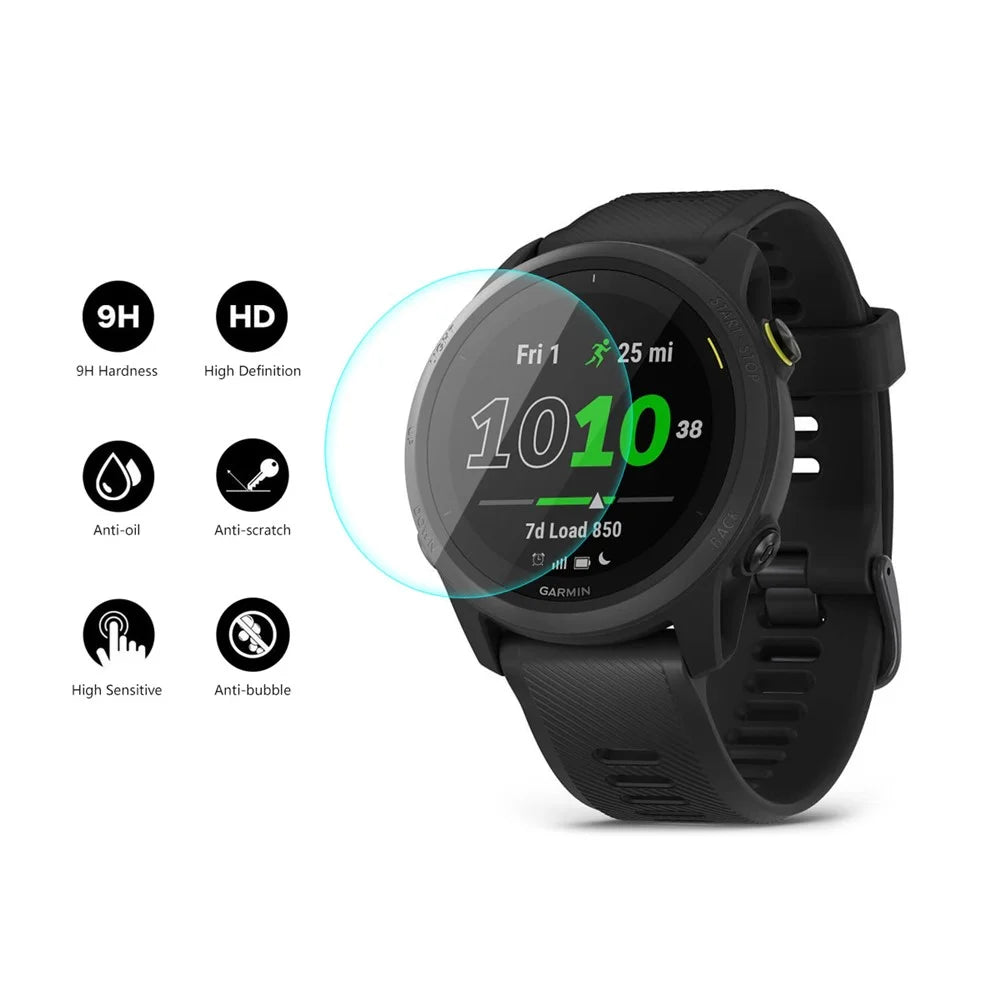 2Pcs / Set ENKAY HAT PRINCE 0.2mm 9H 2.15D Arc Edge Tempered Glass Watch Screen Film for Garmin Forerunner 745 - 2