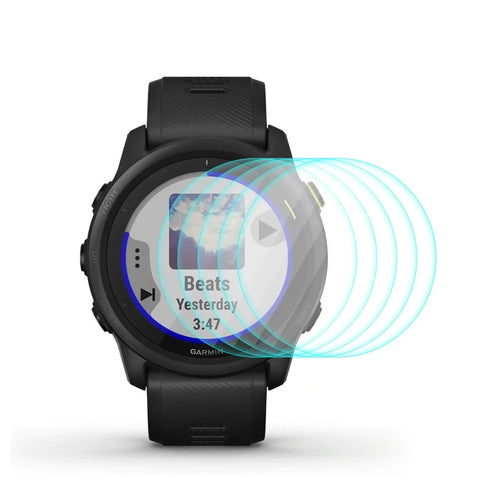 5Pcs / Set ENKAY HAT PRINCE 0.2mm 9H 2.15D Arc Edge Tempered Glass Watch Screen Film for Garmin Forerunner 745 - 1