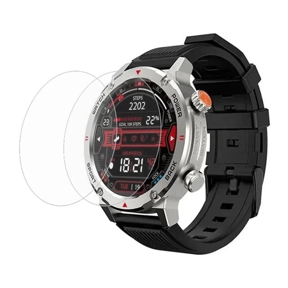 2Pcs For Imilab Imiki D2 Watch Screen Protector Ultra Clear Tempered Glass 2.5D Arc Edge Film - 1
