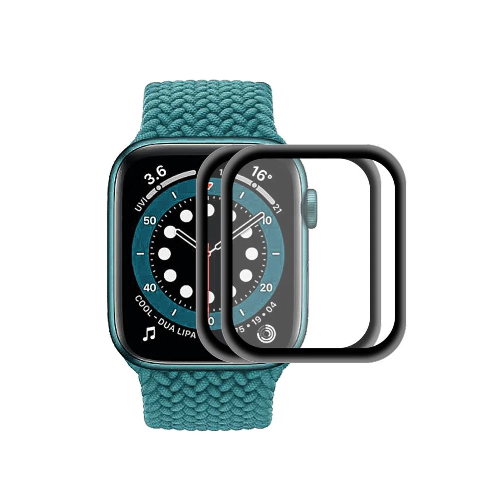 ENKAY 2Pcs / Set Full Covering Curved Edge PC + PMMA Screen Protector for Apple Watch Series SE3 / SE2 / SE1 / 6 / 5 / 4 44mm - 1