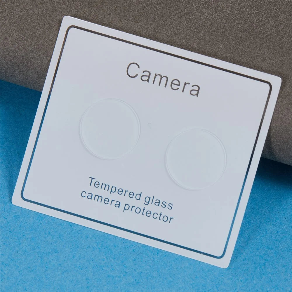 2 Set For Sony Xperia 10 VI Camera Lens Protector Individual Tempered Glass Straight Edges Lens Film - 3