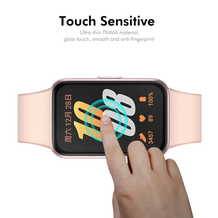 ENKAY HAT PRINCE 10Pcs For Samsung Galaxy Fit3 Screen Protector 3D Curved Edge PMMA Watch Film - 4