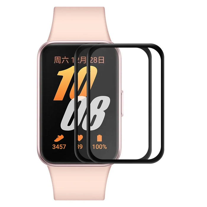ENKAY HAT PRINCE 2Pcs For Samsung Galaxy Fit3 PMMA Screen Protector 3D Curved Edge HD Clear Watch Film - 1