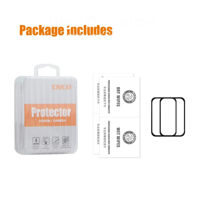 ENKAY HAT PRINCE 2Pcs For Samsung Galaxy Fit3 PMMA Screen Protector 3D Curved Edge HD Clear Watch Film - 6