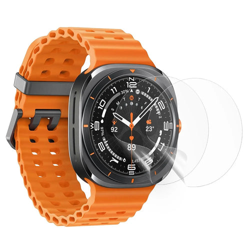 2Pcs For Samsung Galaxy Watch6 Classic 47mm / Watch Ultra (2025) 47mm / Ultra 47mm Screen Protector TPU Ultra Clear Watch Film - 1