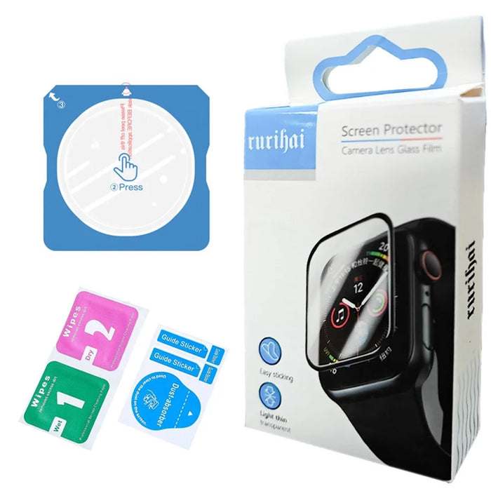 RURIHAI For Samsung Galaxy Watch7 40mm / Watch6 40mm Clear Watch Screen Protector with Alignment Tool - 4