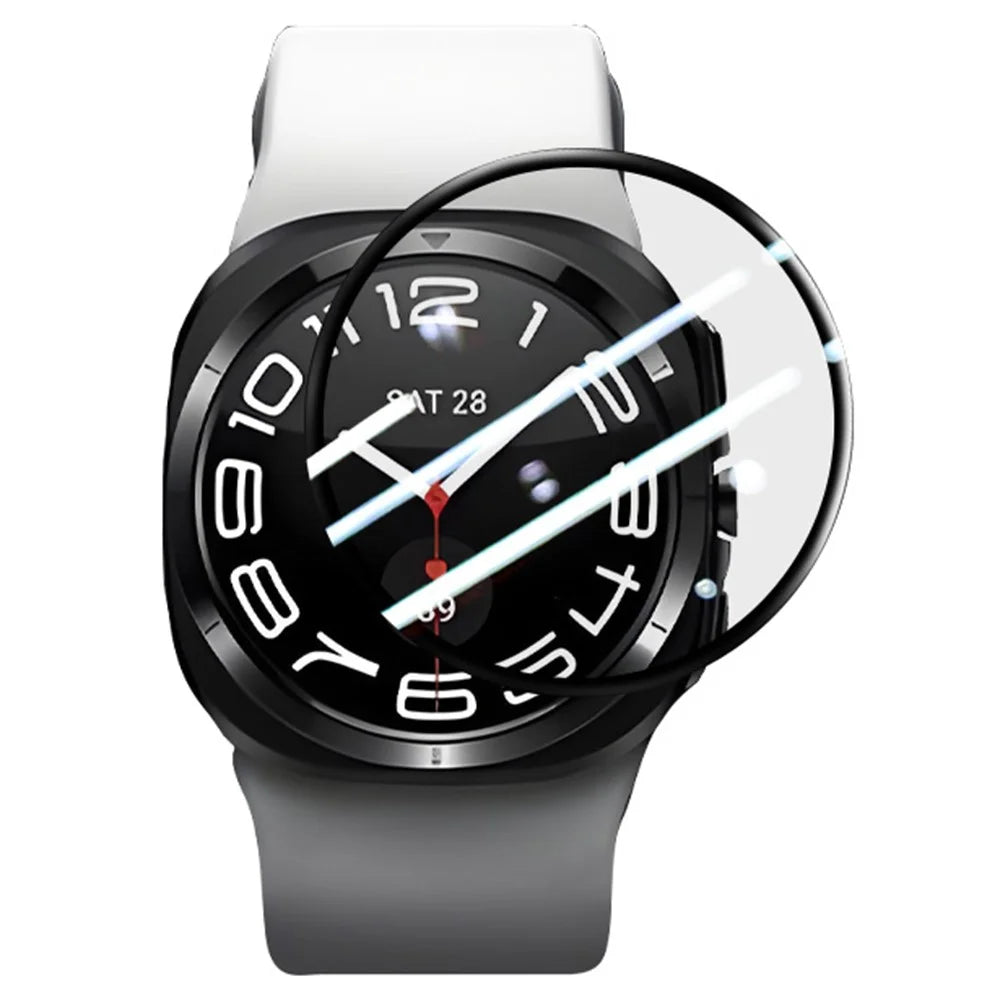 RURIHAI For Samsung Galaxy Watch7 44mm / Watch6 44mm PMMA Screen Protector 3D Full Glue Watch Screen Film - 1