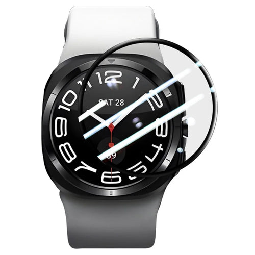 RURIHAI For Samsung Galaxy Watch7 44mm / Watch6 44mm PMMA Screen Protector 3D Full Glue Watch Screen Film - 1
