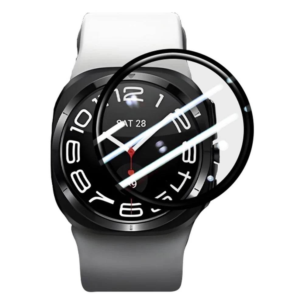 RURIHAI For Samsung Galaxy Watch7 40mm / Watch6 40mm Screen Protector 3D PMMA Watch Film Full Glue - 1