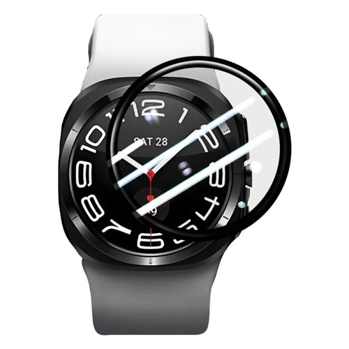 RURIHAI For Samsung Galaxy Watch7 40mm / Watch6 40mm Screen Protector 3D PMMA Watch Film Full Glue - 1