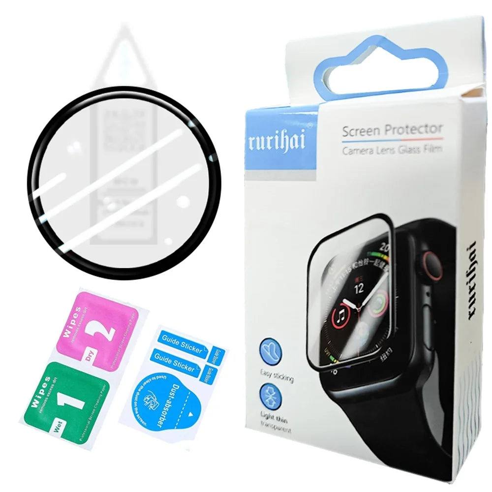 RURIHAI For Samsung Galaxy Watch7 40mm / Watch6 40mm Screen Protector 3D PMMA Watch Film Full Glue - 5