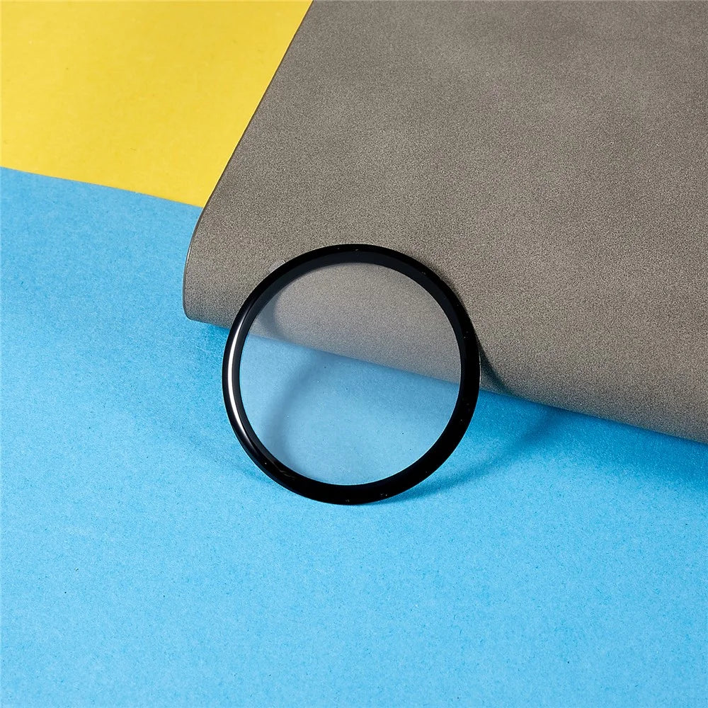 2Pcs / Pack For Samsung Galaxy Watch7 40mm PMMA Screen Protector Ultra Clear Watch Film (Black Edge) - 5