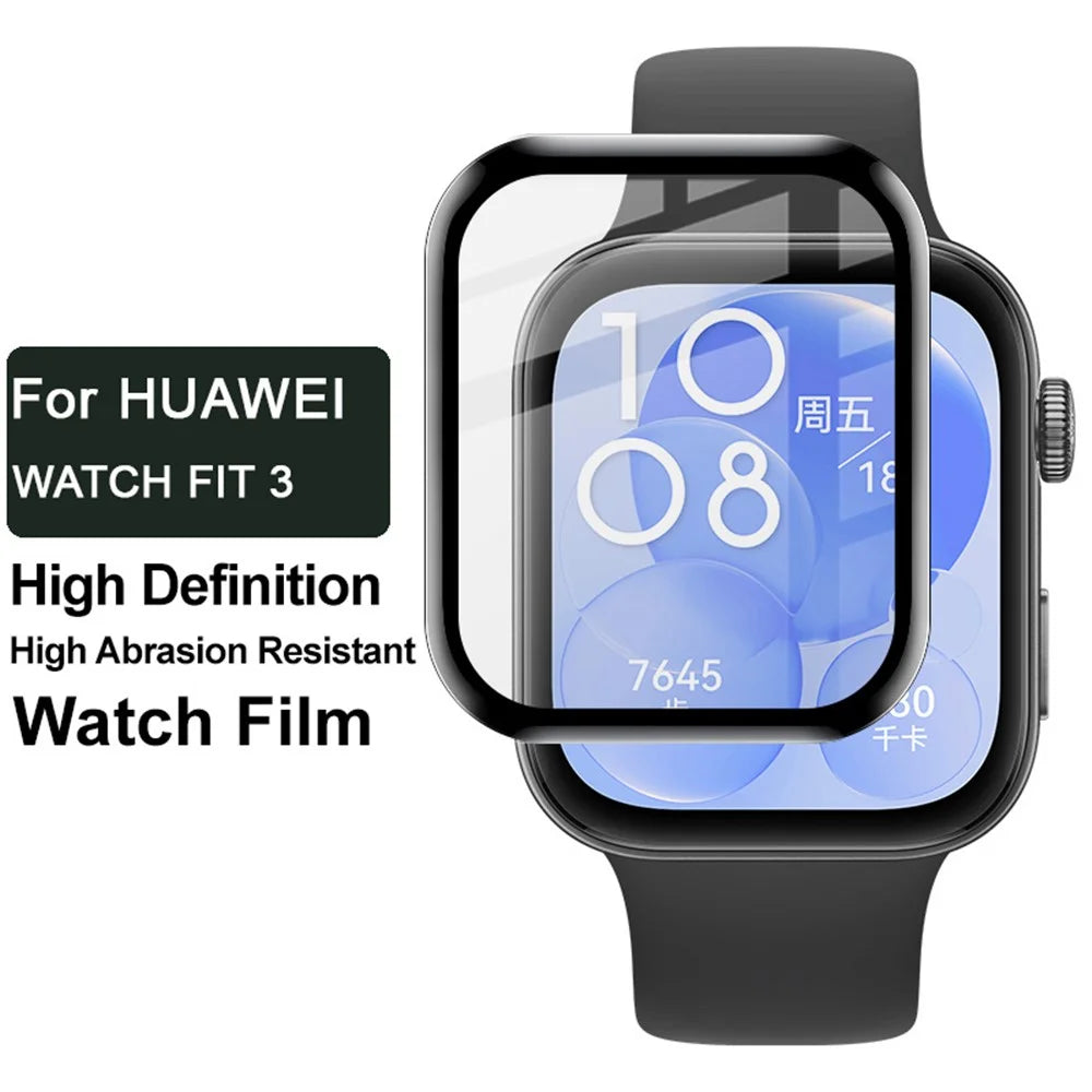 IMAK For Huawei Watch Fit 3 Screen Protector PMMA Anti-Scratch Ultra Thin HD Watch Film - 3