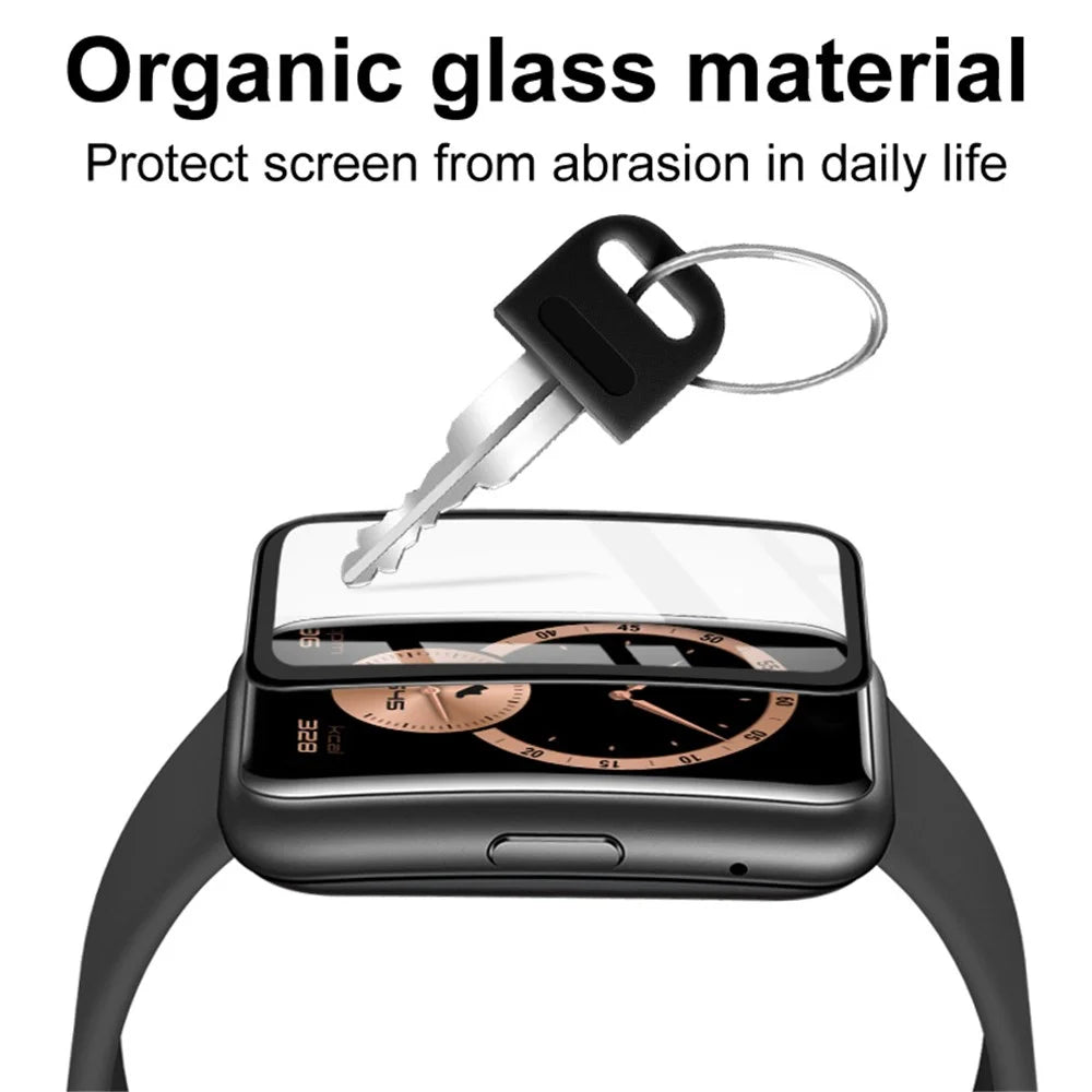 IMAK For Huawei Watch Fit 3 Screen Protector PMMA Anti-Scratch Ultra Thin HD Watch Film - 4