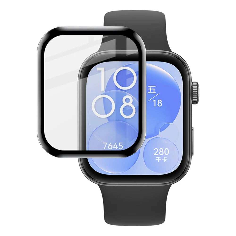 IMAK For Huawei Watch Fit 3 Screen Protector PMMA Anti-Scratch Ultra Thin HD Watch Film - 5