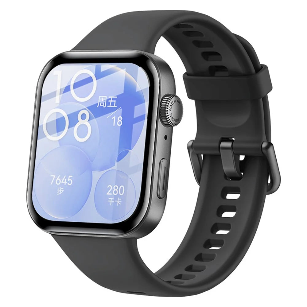 IMAK For Huawei Watch Fit 3 Screen Protector PMMA Anti-Scratch Ultra Thin HD Watch Film - 6