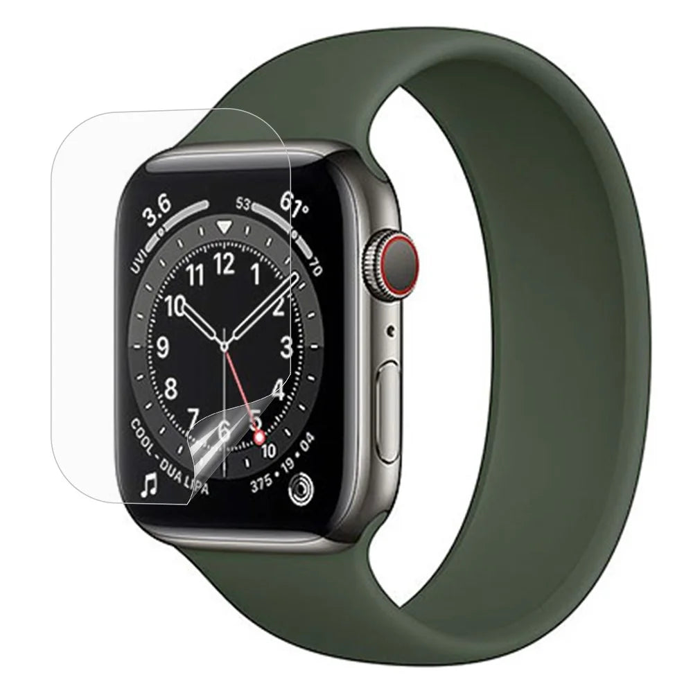 For Apple Watch Series SE3 / SE2 / SE1 / 6 / 5 / 4 44mm TPU Film Smartwatch Matte Screen Protector - 1