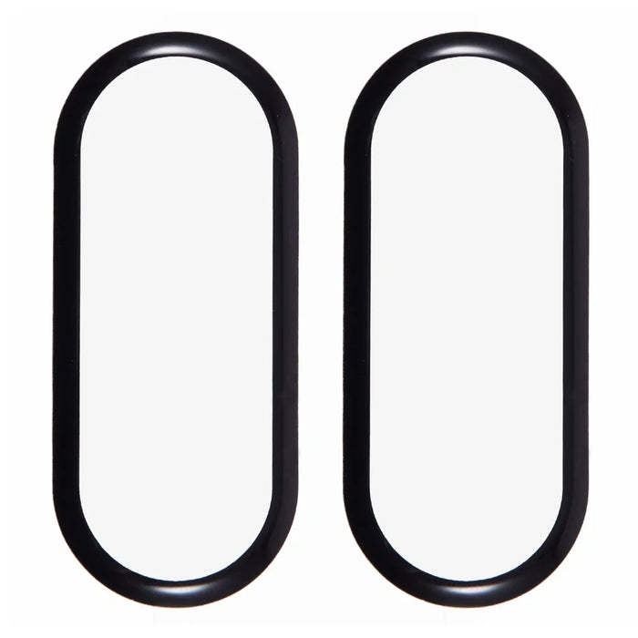 2Pcs / Pack For Xiaomi Smart Band 9 Watch Screen Protector Anti-Scratch PMMA Film (Black Edge) - 2