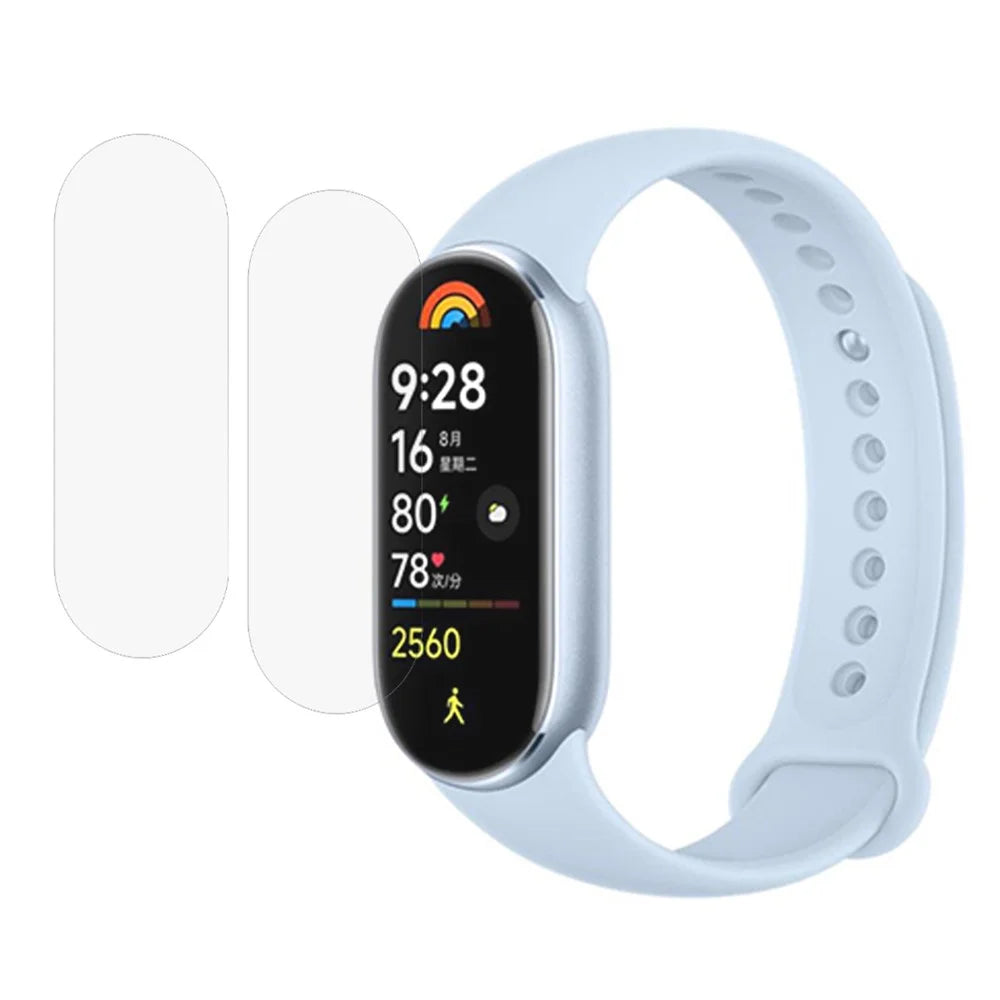 2Pcs For Xiaomi Smart Band 9 Screen Protector High Definition Soft TPU Screen Film - 1