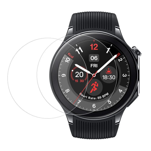 2Pcs For Oppo Watch X / OnePlus Watch 2 Screen Protector Clear TPU Screen Film - 1