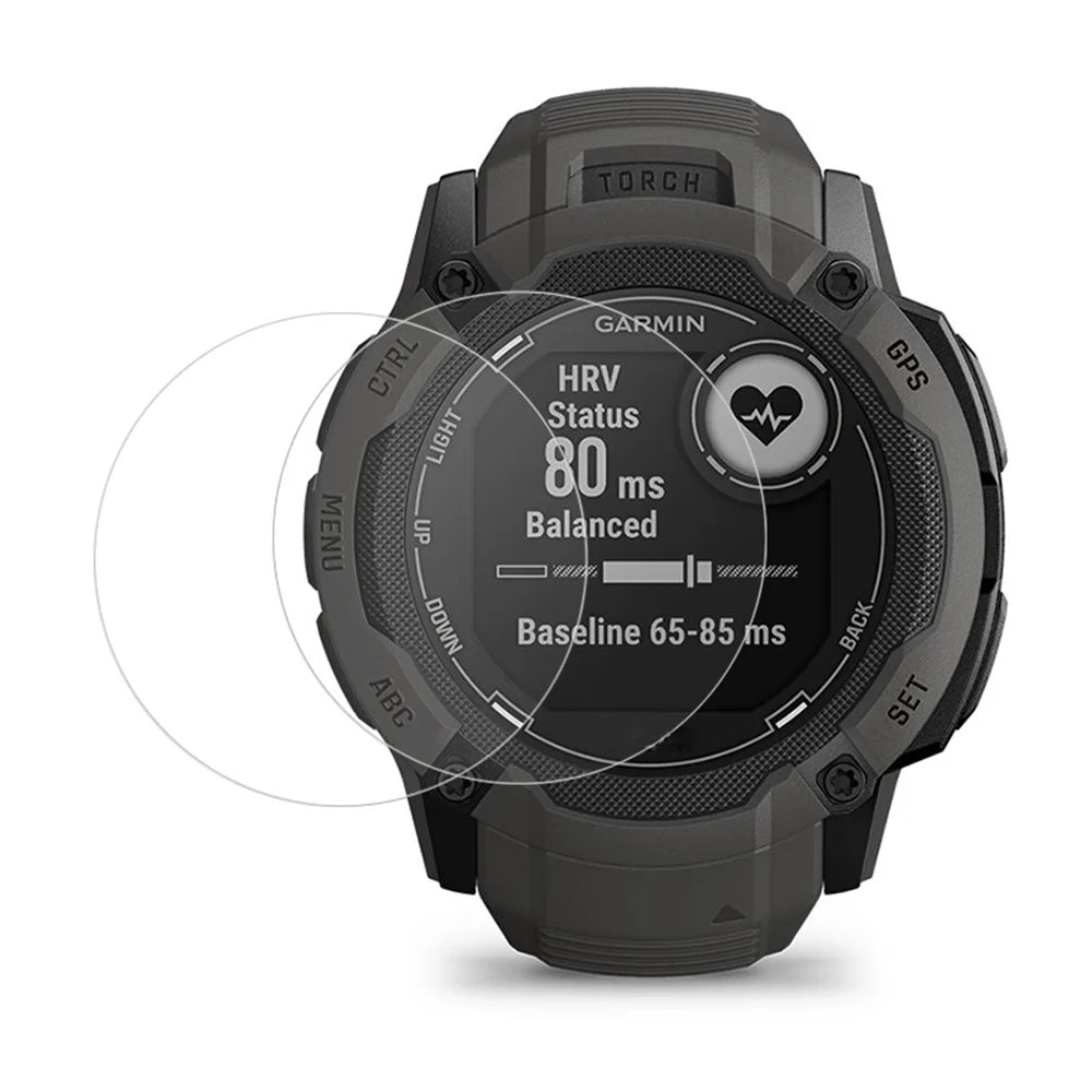 2Pcs For Garmin Instinct 2X TPU Watch Screen Protector Ultra Clear - 1