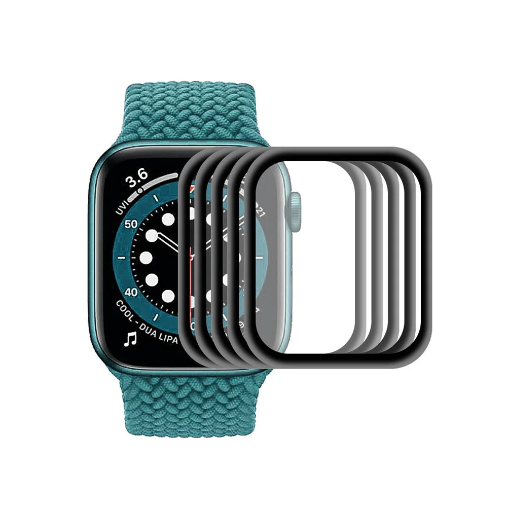 5Pcs / Set HAT PRINCE Full Size 3D Curved Soft PC + PMMA HD Screen Guard Film for Apple Watch SE3 / SE2 / SE1 / 6 / 5 / 4 44mm - 2