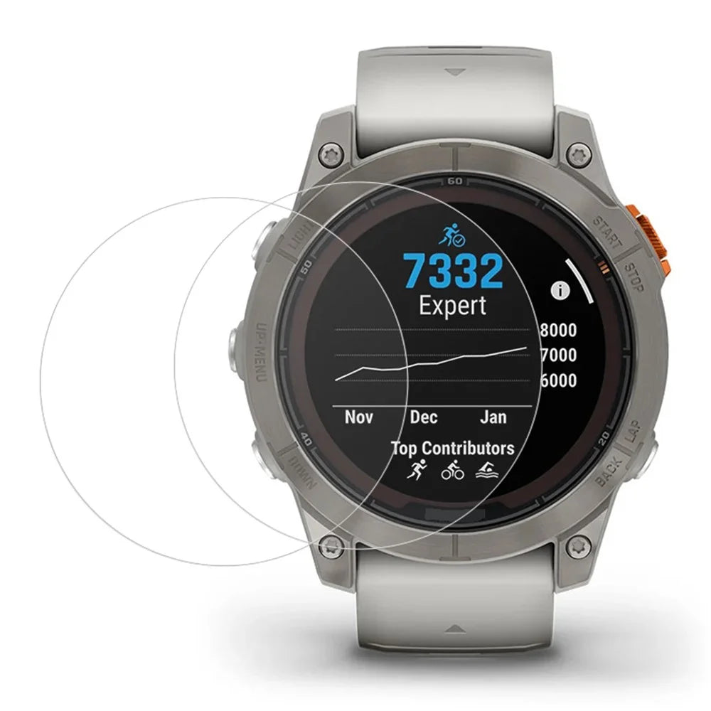 2Pcs For Garmin Fenix 7S Pro 42mm Watch Screen Protector Ultra Clear Soft TPU Screen Film - 1
