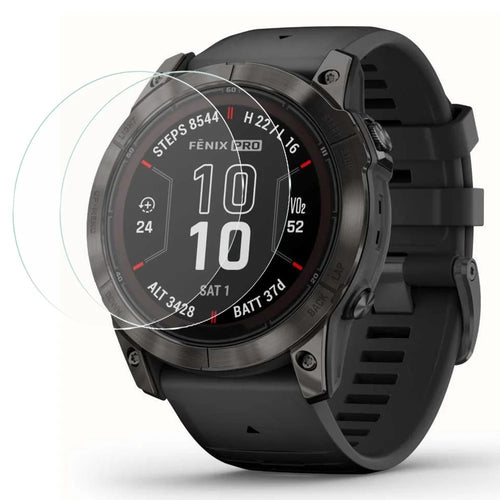 2Pcs For Garmin Fenix 7X Pro 51mm Tempered Glass 2.5D Watch Screen Protector HD Clear - 1