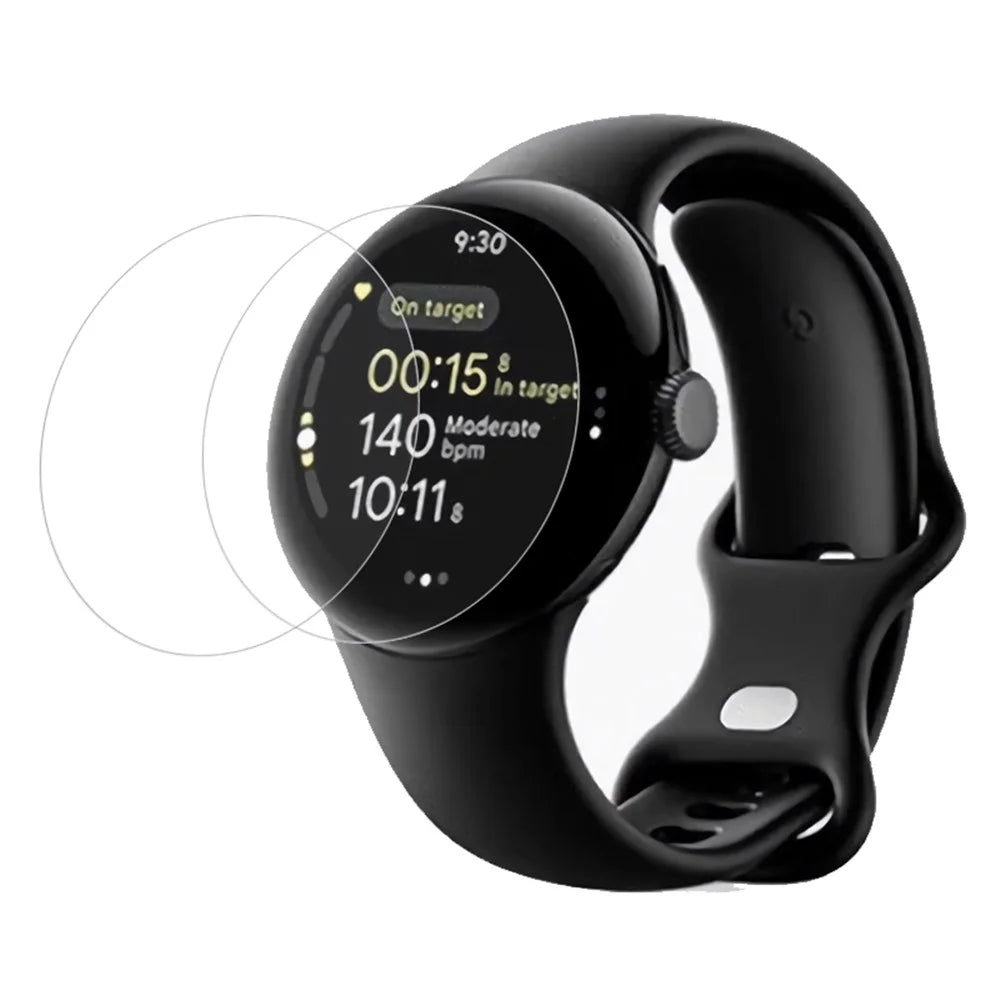 2Pcs For Google Pixel Watch 4 45mm / 3 XL 45mm Watch Screen Protector Clear TPU Film - 1