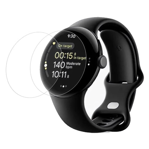 2Pcs For Google Pixel Watch 4 45mm / 3 XL 45mm Watch Screen Protector Clear TPU Film - 1