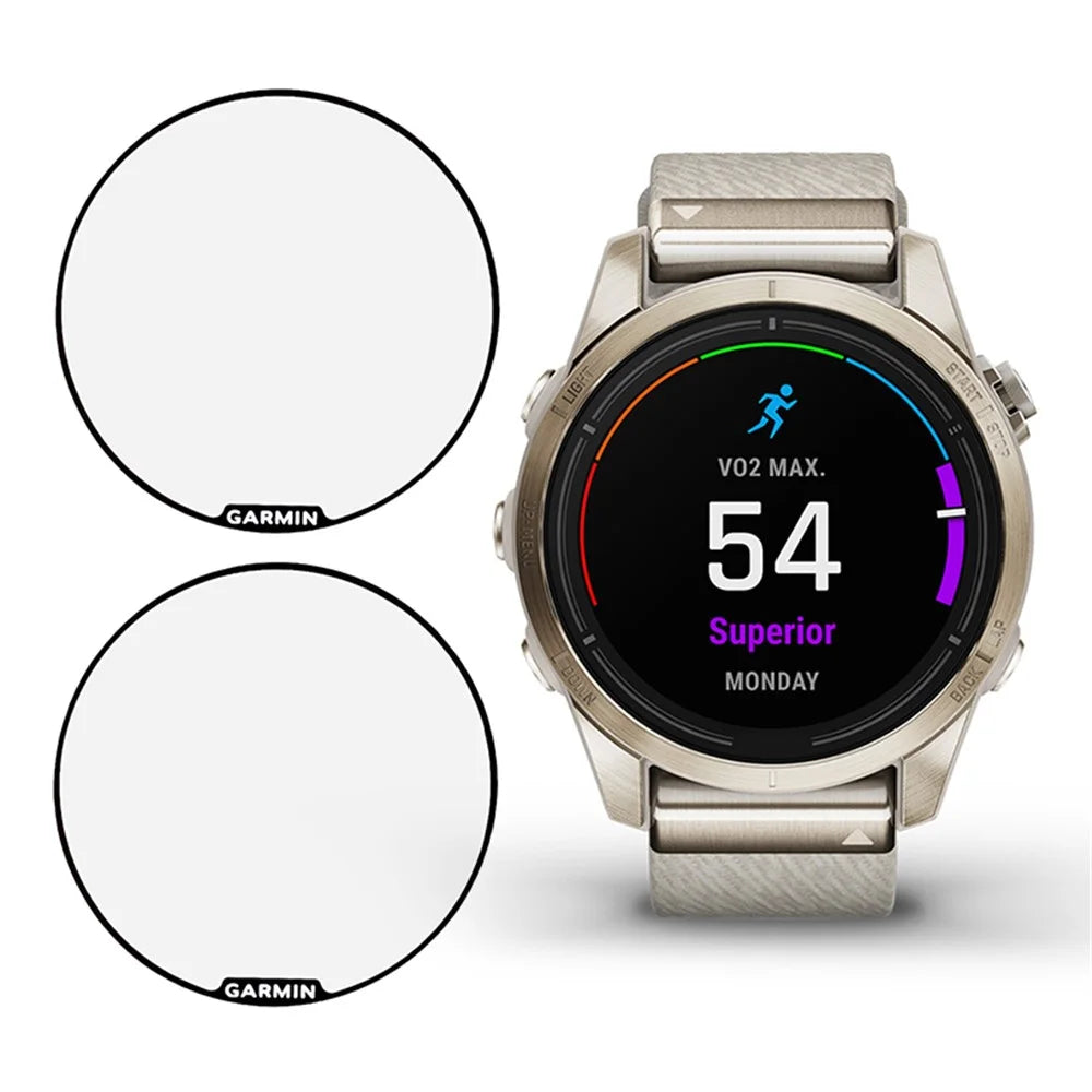 2Pcs / Pack For Garmin epix Pro (Gen 2) 42mm Screen Protector PMMA Watch Screen Film (Black Edge) - 1