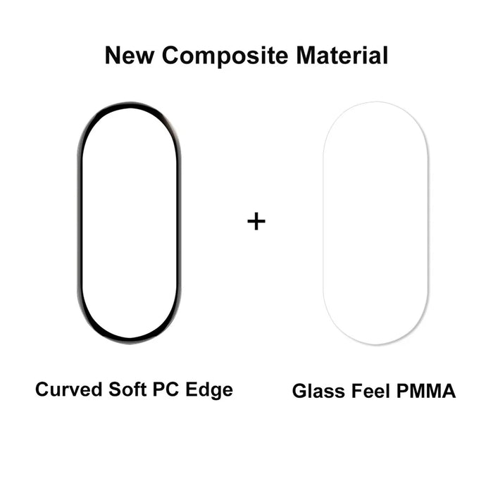 ENKAY HAT PRINCE 10Pcs For Xiaomi Smart Band 9 Screen Protector 3D Curved PC+PMMA Watch Screen Film - 3